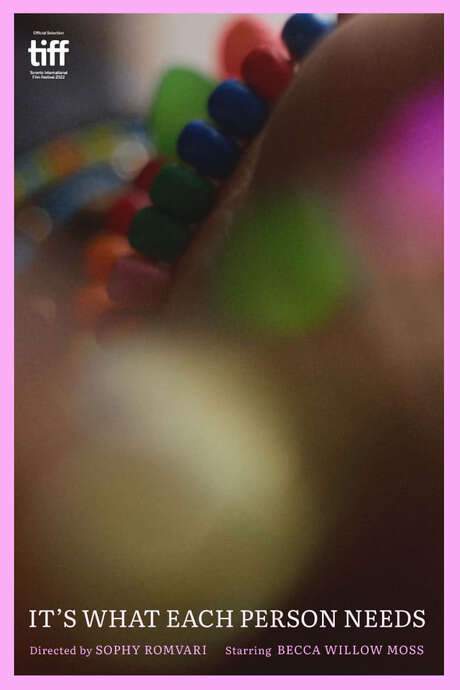 It’s What Each Person Needs